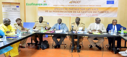 Saint-Louis : échanges sur la problématique de la gestion foncière Saint-Louis : échanges sur la problématique de la gestion foncière