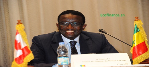 Amadou Bâ, ministre sénégalais de l'Economie, des Finances et du Plan Amadou Bâ, ministre sénégalais de l'Economie, des Finances et du Plan