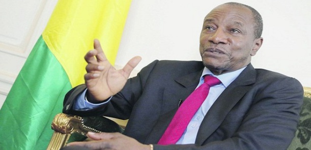 Alpha Condé, président de la République de Guinée, un pays qui a de belles perspectives de croissance économique.