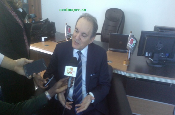 Le directeur général de l’Onmt, Abderrafia Zouitene, s'exprimant après l'inauguration du Bureau de Dakar.