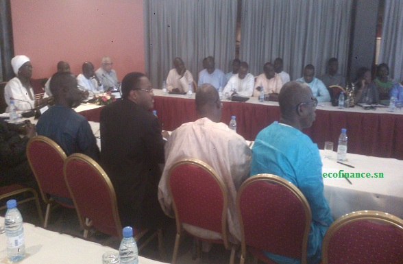 Une vue d'ensemble de la cérémonie de restitution de l'étude sur la compétitivité industrielle du Sénégal.