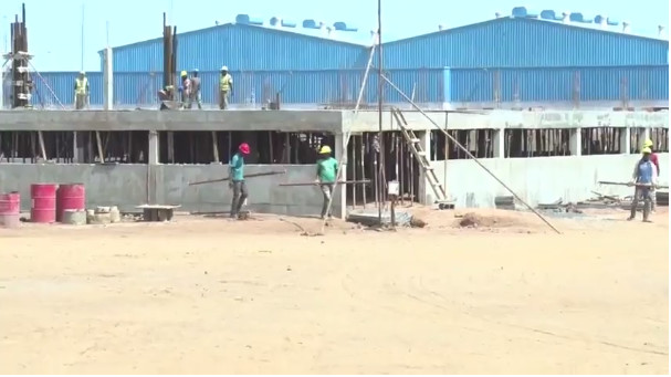 Visite de chantier de l' AIBD Visite de chantier de l' AIBD