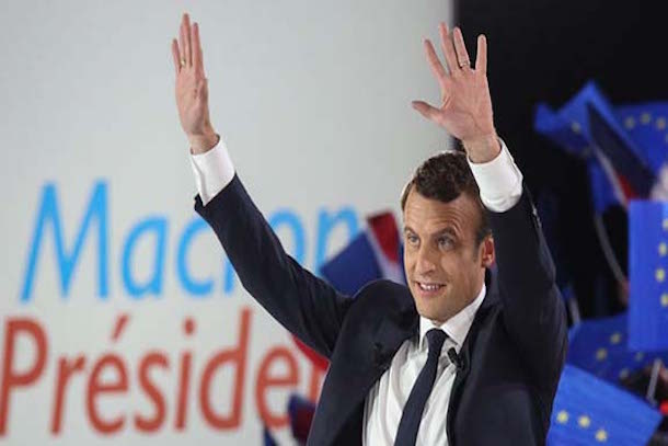 Emmanuel Macron élu président de la République française Emmanuel Macron élu président de la République française