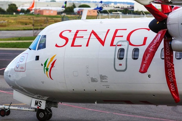 Le premier des deux ATR qui constitueront la flotte de la nouvelle compagnie Air Sénégal.