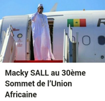 Macky SALL au 30ème Sommet de l’Union Africaine Macky SALL au 30ème Sommet de l’Union Africaine