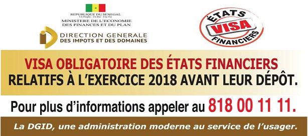La Dgid rappelle aux contribuables l’obligation du visa des états financiers La Dgid rappelle aux contribuables l’obligation du visa des états financiers