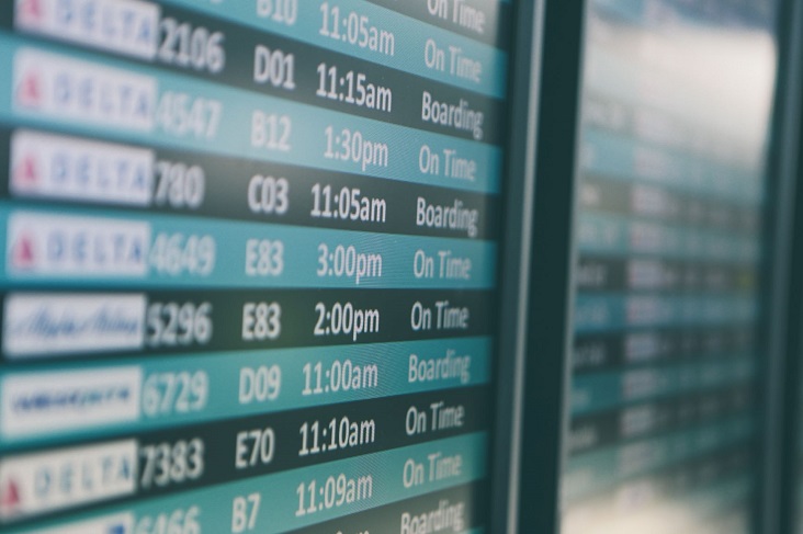 Vols perturbés dans les aéroports et les compagnies.