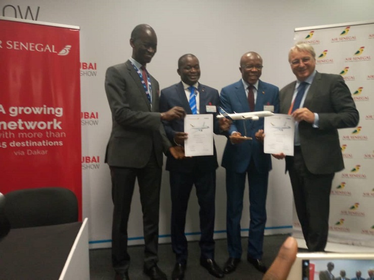 Signature des termes principaux relatifs à l’acquisition de 8 Airbus pour Air Sénégal SA. Signature des termes principaux relatifs à l’acquisition de 8 Airbus pour Air Sénégal SA.