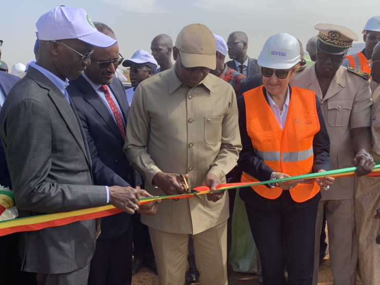 Cérémonie d’inauguration des nouveaux réservoirs de Thiès
