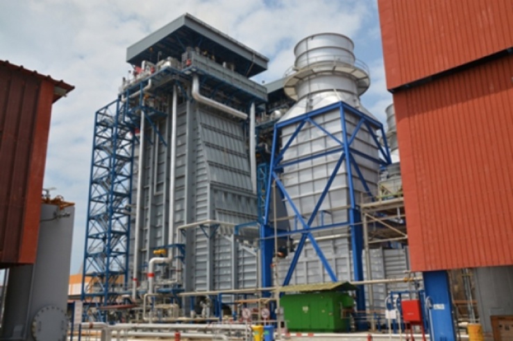 La centrale Globeleq d'Azito Côte d'Ivoire.
