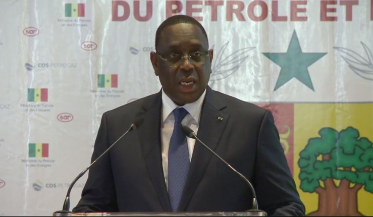 Macky Sall s'exprimant sur le contenu local.