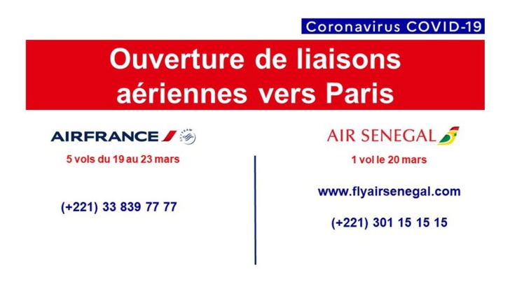 Ouverture de liaisons aériennes