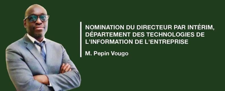 nomination du directeur par intérim du département des technologies de l'information de l'entreprise