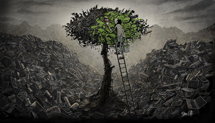 Défense de l'environnement  et de la terre. Défense de l'environnement  et de la terre.