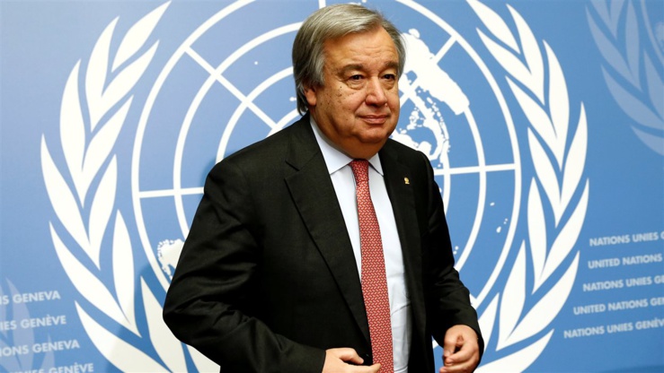 Le Secrétaire général des Nations unies, Antonio Guterres.