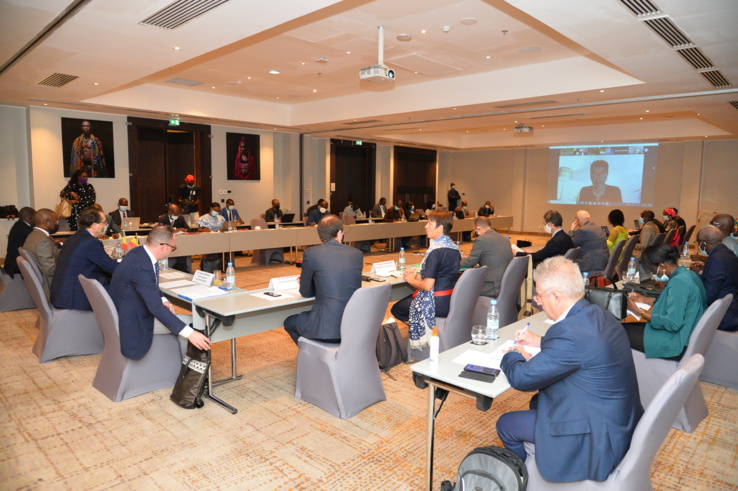 Ouverture de la réunion du Comité mixte paritaire de concertation sur le Programme de coopération gouvernementale 2019 -2023 entre le Sénégal et la Belgique. Ouverture de la réunion du Comité mixte paritaire de concertation sur le Programme de coopération gouvernementale 2019 -2023 entre le Sénégal et la Belgique.