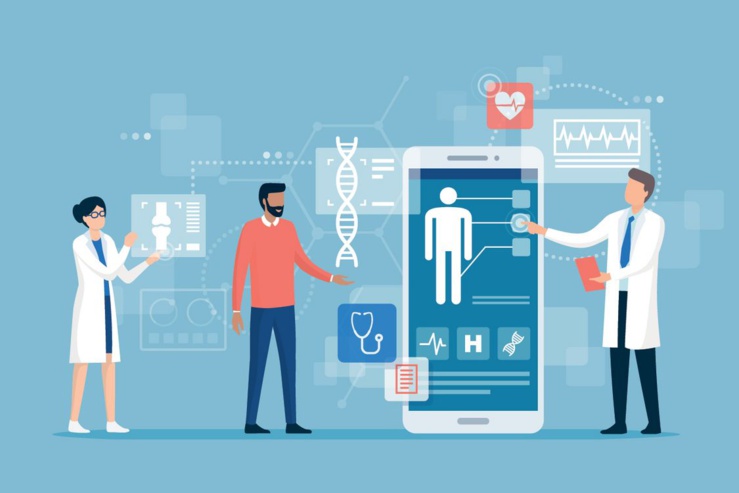 Industrie de la santé numérique. Industrie de la santé numérique.