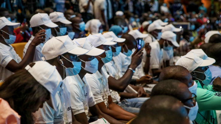 Macky Sall s'adresse à la jeunesse de son pays.
