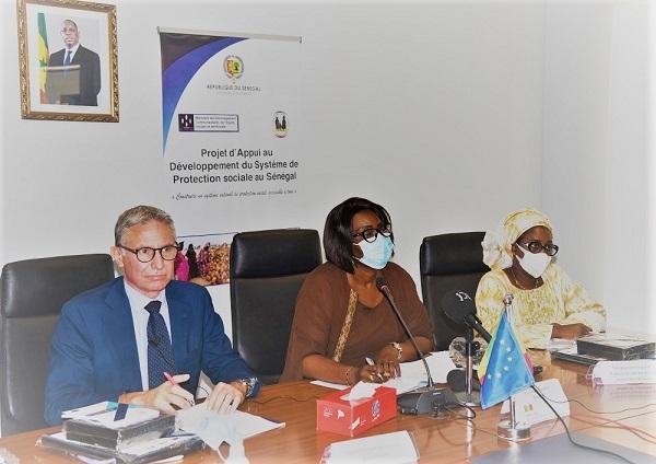Cérémonie de lancement du projet d'appui au développement du système de protection sociale au Sénégal. Cérémonie de lancement du projet d'appui au développement du système de protection sociale au Sénégal.
