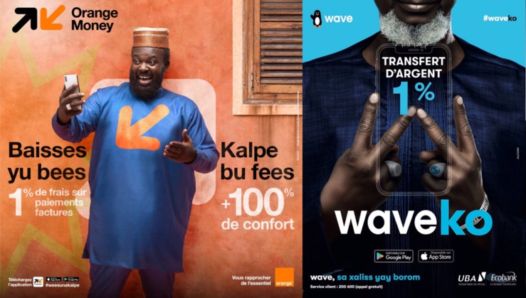 Wave et Orange money Wave et Orange money