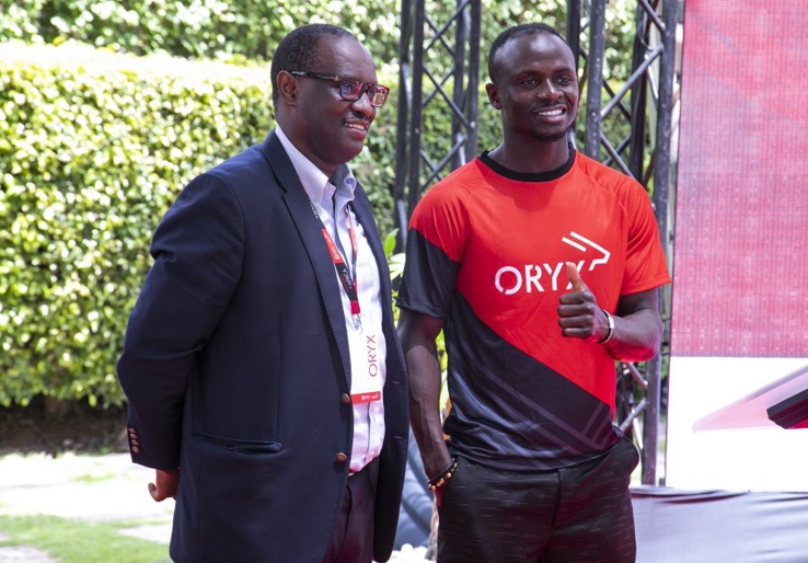 Sadio Mané, figure emblématique de la nouvelle campagne «Powered by Africa» d’Oryx energies Sadio Mané, figure emblématique de la nouvelle campagne «Powered by Africa» d’Oryx energies