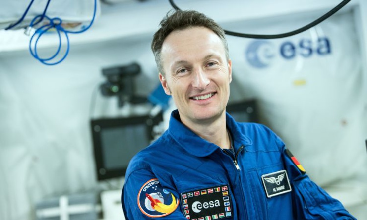 l'astronaute matthias maurer