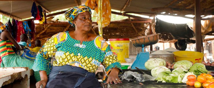 Plus de 70 % des économies africaines sont gravement menacées par la guerre de la Russie en Ukraine. Photo : Projet de renforcement de la sécurité alimentaire et nutritionnelle dans la région de Koulikoro (Fonds africain de développement). Plus de 70 % des économies africaines sont gravement menacées par la guerre de la Russie en Ukraine. Photo : Projet de renforcement de la sécurité alimentaire et nutritionnelle dans la région de Koulikoro (Fonds africain de développement).