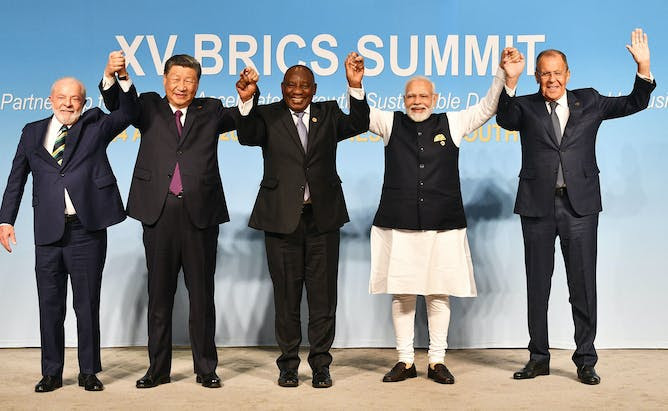 Séance plénière ouverte du XVe Sommet des BRICS à Johannesburg GCIS Séance plénière ouverte du XVe Sommet des BRICS à Johannesburg GCIS