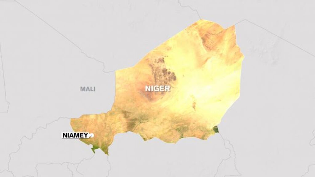 Carte du Niger. Photo : AFP/VNA/CVN Carte du Niger. Photo : AFP/VNA/CVN