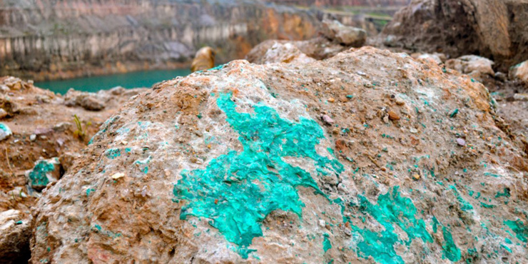 Photo : Réserves de cuivre en République démocratique du Congo. Source : Fairphone