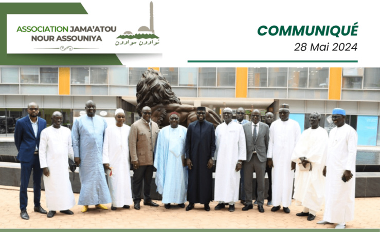 La délégation, dirigée par Serigne Mame Ousmane Sy Habib, Serigne Cheikh Tidiane Sy Djamil, El Hadj Mouhamadou Makhtar Cissé,  président du  Comité de Pilotage.