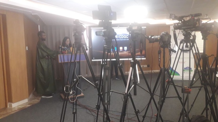 Mame Coumba Ndiaye, DG de l'AEME, lançant le programme ECOFRIDGES Sénégal. Mame Coumba Ndiaye, DG de l'AEME, lançant le programme ECOFRIDGES Sénégal.