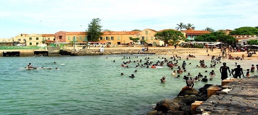 L'île fde Gorée au Sénégal. L'île fde Gorée au Sénégal.