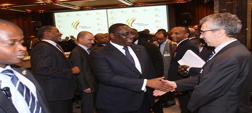Le chef de l'Etat sénégalais à la réunion du groupe consultatif. Le chef de l'Etat sénégalais à la réunion du groupe consultatif.