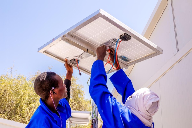 Photo: PNUD Niger illustratif du potentiel unique en matière d'énergie solaire.