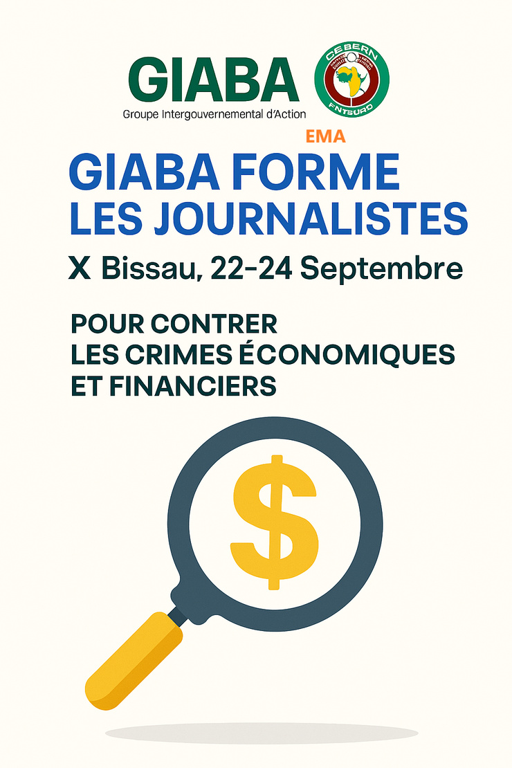 À Bissau, une session de formation a réuni des acteurs médiatiques pour renforcer leurs capacités d’enquête sur le blanchiment d’argent et le financement du terrorisme. À Bissau, une session de formation a réuni des acteurs médiatiques pour renforcer leurs capacités d’enquête sur le blanchiment d’argent et le financement du terrorisme.