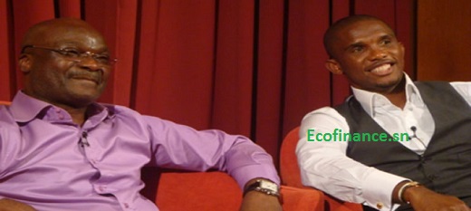Roger Mila et Samuel Eto'o