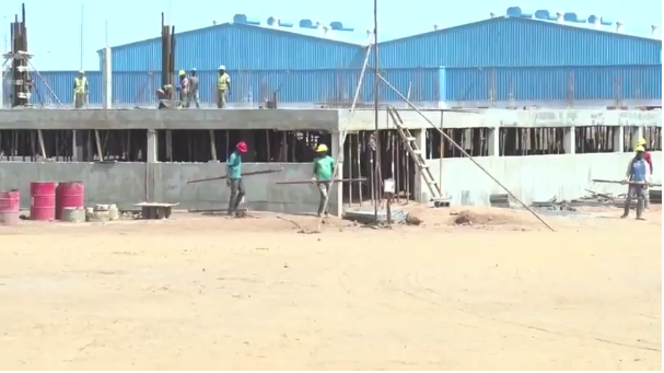 Visite de chantier de l' AIBD