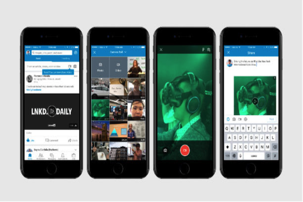 LinkedIn : vous pouvez publier des vidéos natives depuis votre mobile
