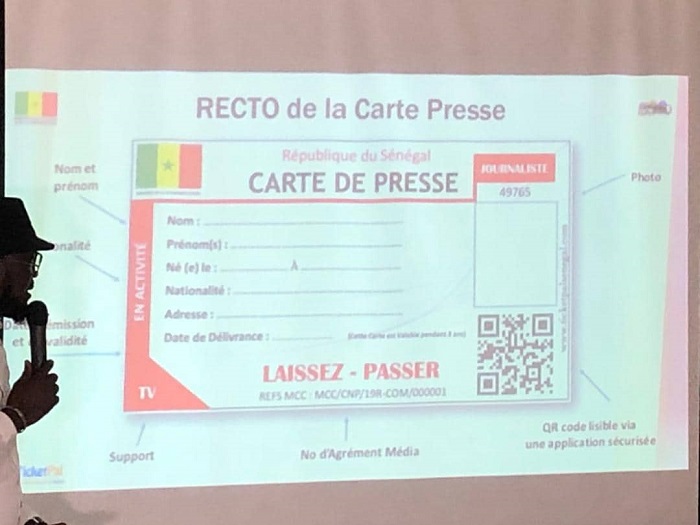 Sénégal : la carte nationale de presse bientôt délivrée aux professionnels des médias