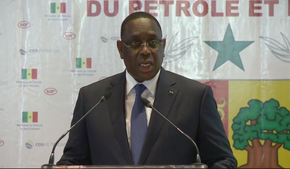 Macky Sall s'exprimant sur le contenu local.