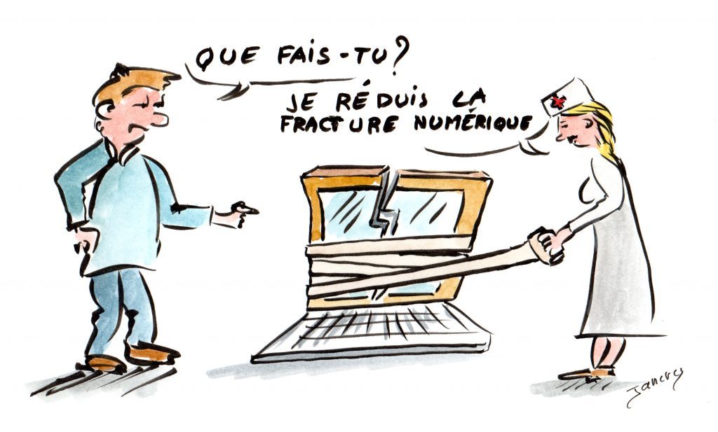 Fracture numérique.