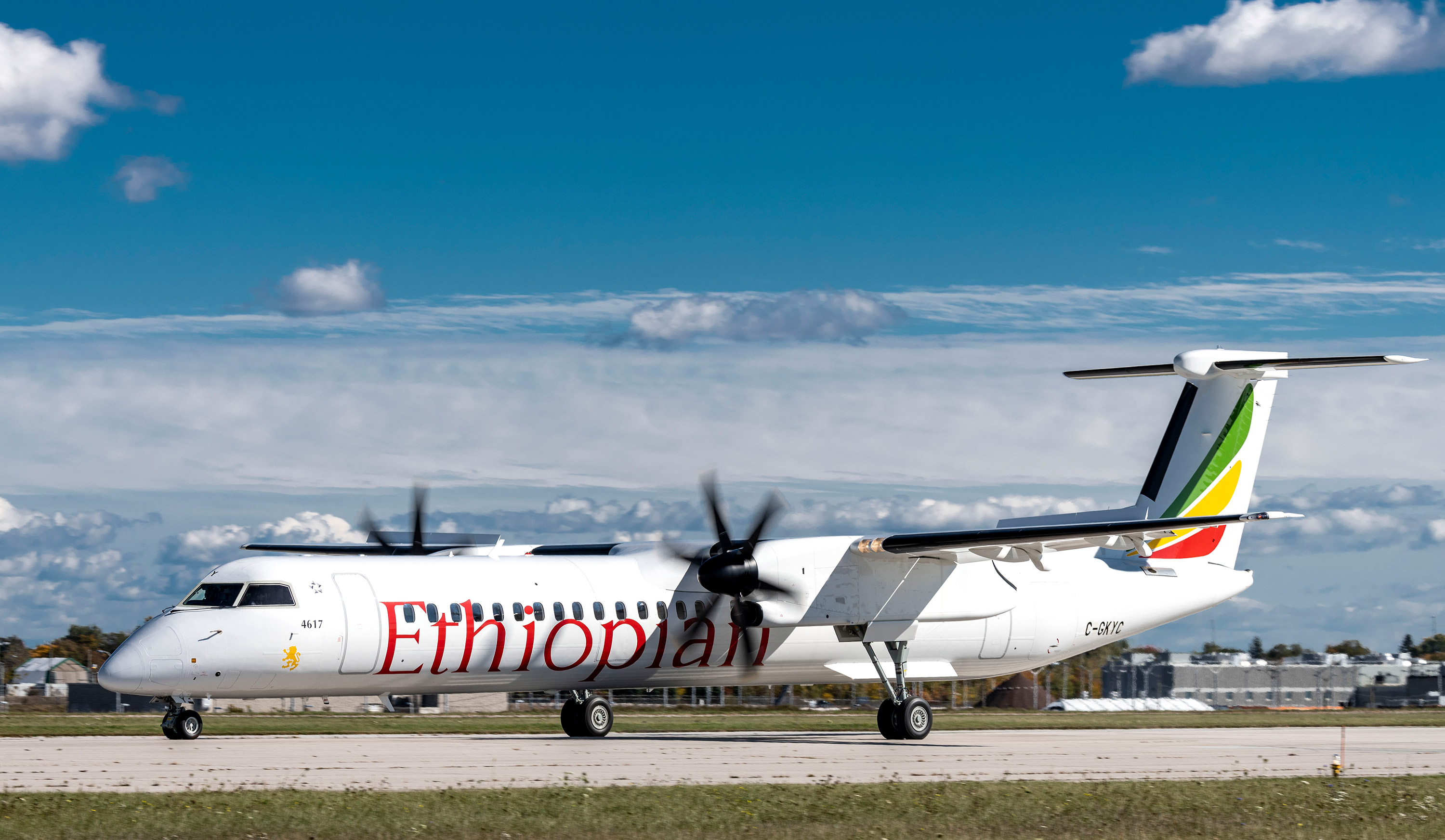 Ethiopian Airlines renforce sa flotte avec l’acquisition de deux autres appareils Dash 8-400 livré par De Havilland Ethiopian Airlines renforce sa flotte avec l’acquisition de deux autres appareils Dash 8-400 livré par De Havilland