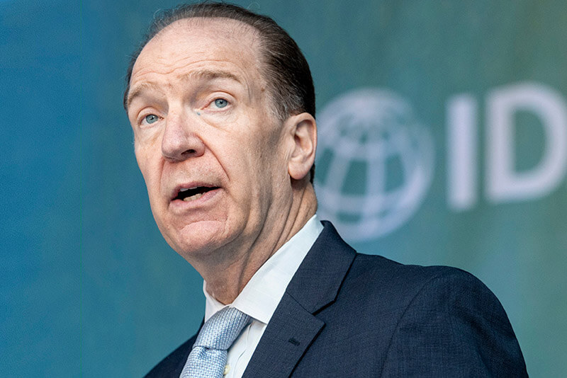 David Malpass est le président du Groupe de la Banque mondiale. David Malpass est le président du Groupe de la Banque mondiale.