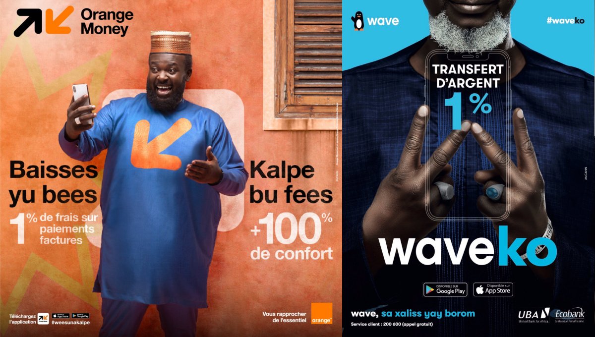 Wave et Orange money Wave et Orange money