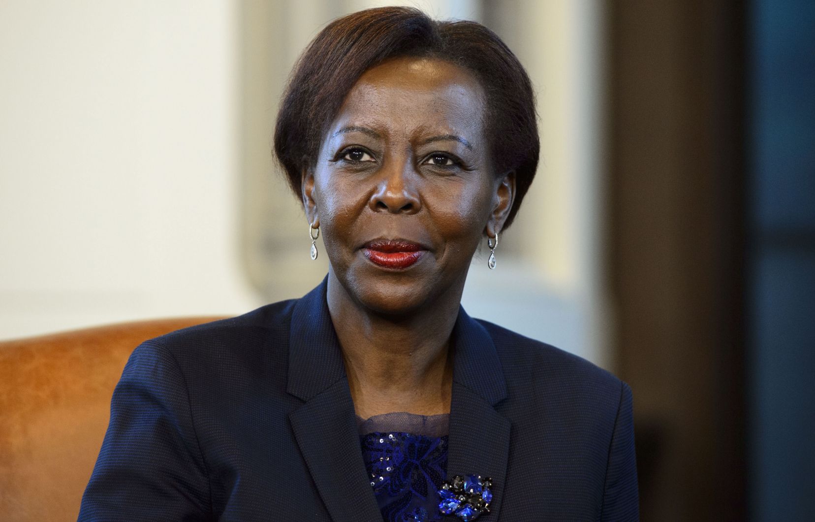 La secrétaire général de la Francophonie, Louise Mushikiwabo. La secrétaire général de la Francophonie, Louise Mushikiwabo.