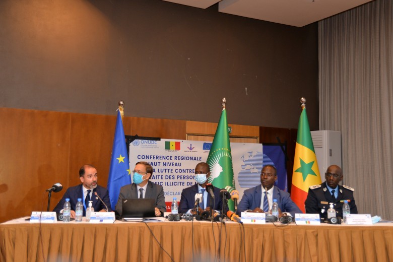 Conférence régionale sur la lutte contre le trafic illicite de migrants et la traite des êtres humains, Dakar, Sénégal.