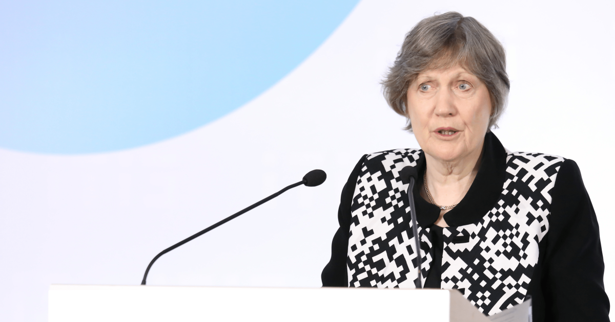 Helen Clark, présidente du conseil d'administration de l'ITIE. Helen Clark, présidente du conseil d'administration de l'ITIE.