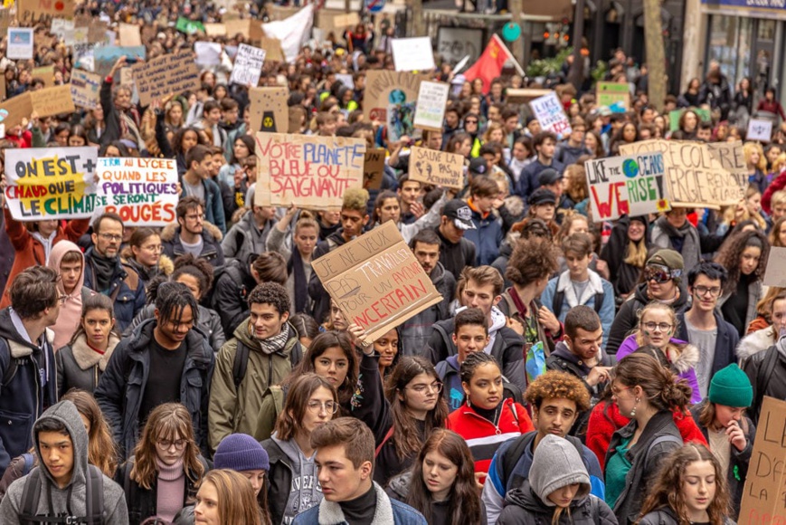 Grèves mondiales sur le climat.