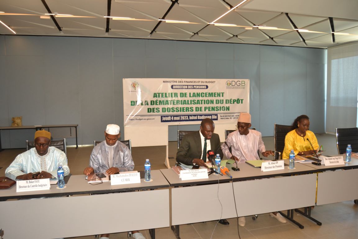 Atelier de lancement officiel du projet de dématérialisation du dépôt des dossiers de pension à travers l’application e-pension. Atelier de lancement officiel du projet de dématérialisation du dépôt des dossiers de pension à travers l’application e-pension.